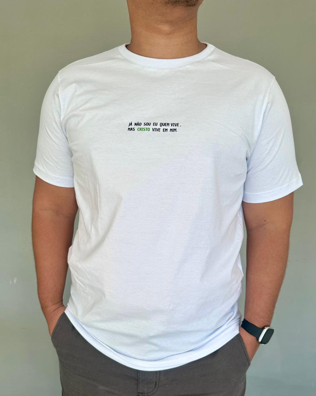 Camisa Unissex Cristo Vive em Mim